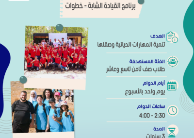 برنامج القيادة الشابة - خطوات