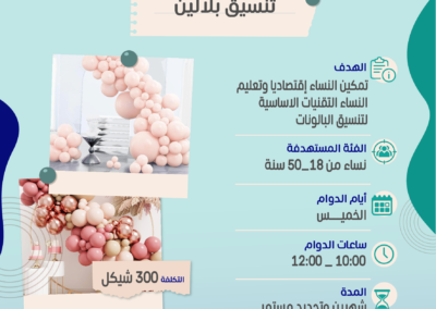 تنسيق بلالين