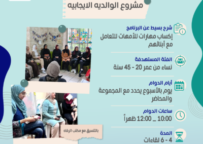 مشروع الوالدية الايجابية